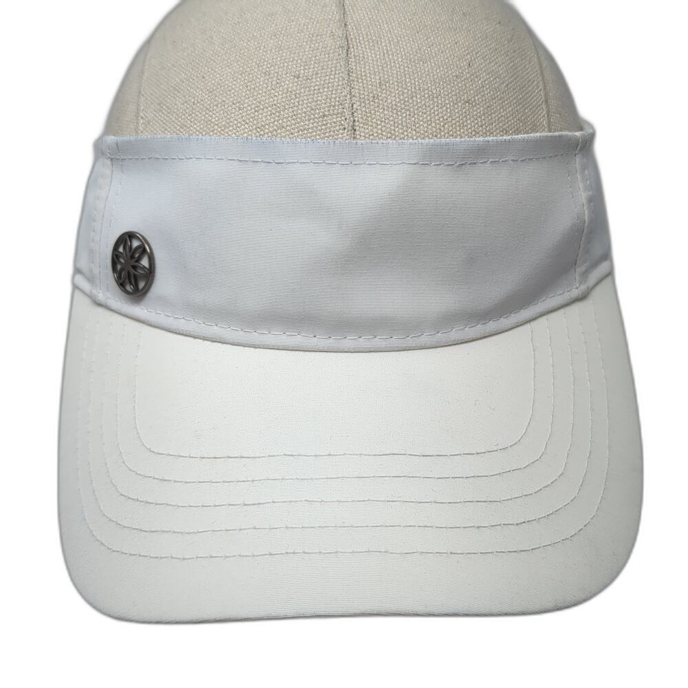 Gaiam Slideback Visor Hat Solid White One Size Adjustable Outdoor